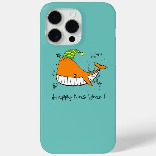 Gelukkig Nieuwjaar - Walvisliefhebber Case-Mate iPhone Case (Achterkant)