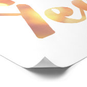 Gelukkig Nieuwjaar - Waterverf - Wit Poster (Hoek)