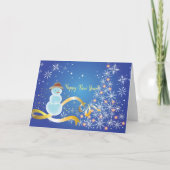 gelukkig nieuwjaar - wenskaart bedankkaart (Voorkant)