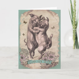 Gelukkig Nieuwjaar ~ Wenskaart Feestdagen Kaart