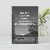 Gelukkig nieuwjaar wenst het notitieboek van de vr kaart (Staand voorkant)