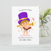 Gelukkig Nieuwjaar Zwangerschapsaankondiging Feestdagenkaart (Staand voorkant)