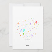 Gelukkig Nieuwjaar Zwangerschapsaankondiging Feestdagenkaart (Achterkant)