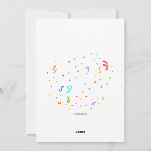 Gelukkig Nieuwjaar Zwangerschapsaankondiging Feestdagenkaart (Achterkant)