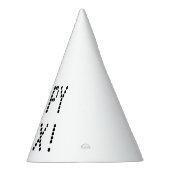 Gelukkig nieuwjaar zwart-wit aangepast nummer mode feesthoedjes (Rechts)