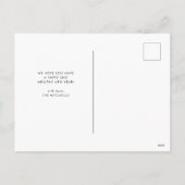 Gelukkig nieuwjaar | Zwart-wit multi-fotonet Feestdagenkaart (Achterkant)