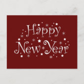 Gelukkig nieuwjaarsfeest feestdagenkaart (Voorkant)