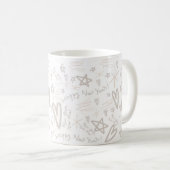 Gelukkig nieuwjaarspatroon koffiemok (Voorkant rechts)