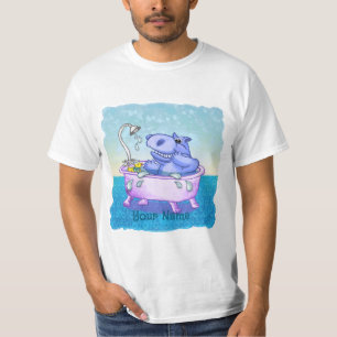 Gelukkig Nijlpaard Bad T-shirt