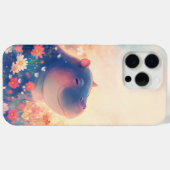 Gelukkig Nijlpaard in een Droomweide Case-Mate iPhone Case (Achterkant (horizontaal))