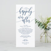 Gelukkig nog nooit daarna, Plaats Instelling Dank  Programmakaart (Staand voorkant)