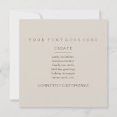 gelukkig nooit later kaart (Achterkant)