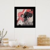 gelukkig nooit later poster (Keuken)