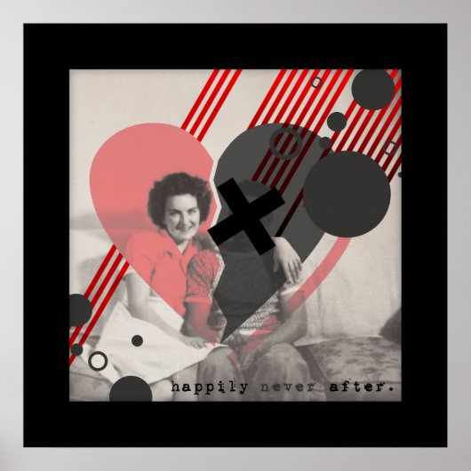 gelukkig nooit later poster (Voorkant)