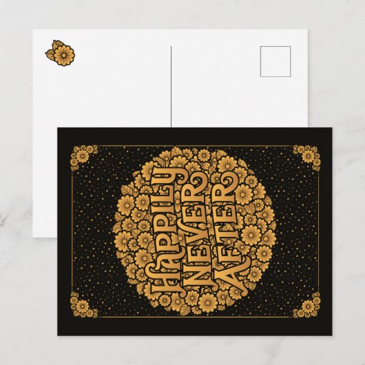 Gelukkig nooit na het Briefkaart (Voorkant / Achterkant)