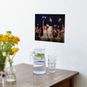 Gelukkig nooit na script trouwfoto folie afdrukken (Laag (Keuken))