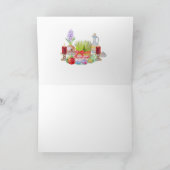 Gelukkig Norooz Haft Sin Feestdagen Kaart (Binnen)