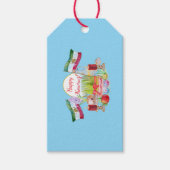 Gelukkig Norooz Haft Sin met Leeuw- en Zonnevlagge Cadeaulabel (Voorkant)
