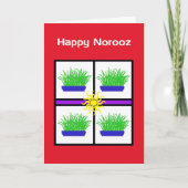 Gelukkig Norooz Kaart (Voorkant)
