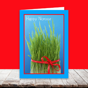 Gelukkig Norooz Perzisch Nieuwjaar Kaart -- Tarweg
