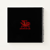 Gelukkig Noteerbare Openbare Dag Notitieboek (Achterkant)