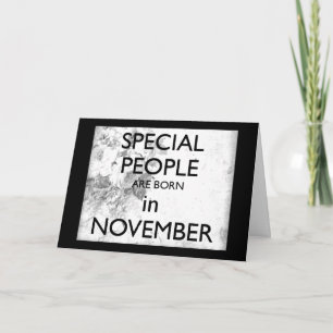 GELUKKIG *** NOVEMBER*** VERJAARDAG VOOR U KAART