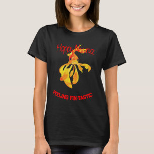 Gelukkig Nowruz Fantail Goudvis T-shirt