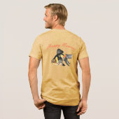 Gelukkig Nowruz Goudvis Tri-Blend Shirt (Voorkant)