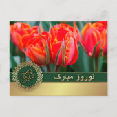 Gelukkig Nowruz. Perzisch Nieuwjaar Feestdagenkaart (Voorkant)