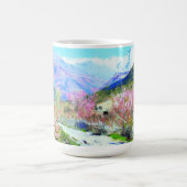 Gelukkig Nowruz. Perzische Mok voor nieuwjaarscade (Center)