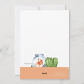 Gelukkig Nowruz Vissenkom Kaart (Achterkant)