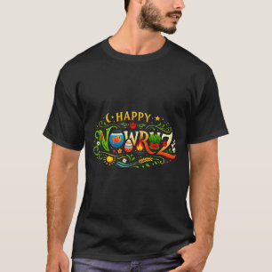 Gelukkig Nowruz voor Perzisch Nieuwjaar Norooz Man T-shirt