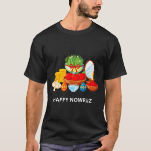 Gelukkig Nowruz voor Perzisch Nieuwjaar Norooz Man T-shirt