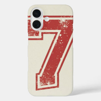 gelukkig nummer zeven iPhone 16 hoesje