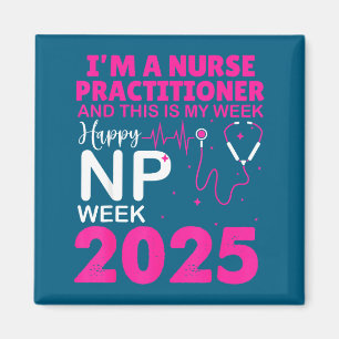 Gelukkig Nurse Practitioner Week 2025 Vrouwen Np L Magneet