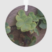 Gelukkig of Vastberaden? St. Patricks Day Klavertj Ornament (achterkant)