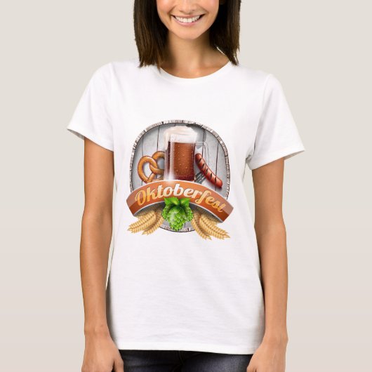 gelukkig oktoberfest t-shirt (Voorkant)