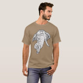 Gelukkig olifant dierentuin Cadeau vriend T-shirt (Voorkant volledig)