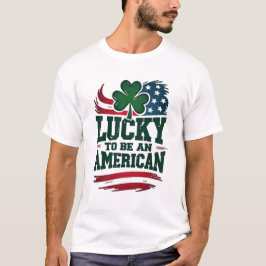 Gelukkig om Amerikaan te zijn T-shirt