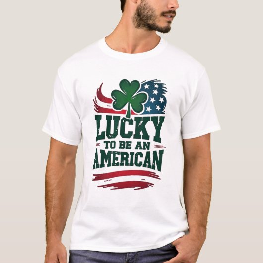 Gelukkig om Amerikaan te zijn T-shirt (Voorkant)