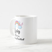 Gelukkig om assistent-Mok te zijn Koffiemok (Voorkant links)