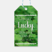 Gelukkig om Cliënten zoals u klant te hebben Cadeaulabel (Voorkant)