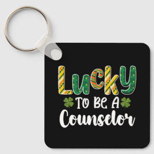 Gelukkig om een begeleider school St Patrick's Day Sleutelhanger