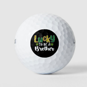 Gelukkig om een broer familie St Patrick's Day te  Golfballen