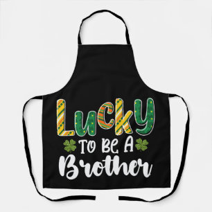 Gelukkig om een broer te zijn Familie St. Patrick' Schort