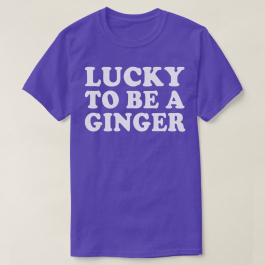 Gelukkig om een Ginger Irish Redhead St Patricks D T-shirt (Design voorkant)