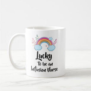 Gelukkig om een infusieverpleegster mok te zijn