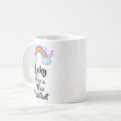 Gelukkig om een Kantoor HulpMok te zijn Koffiemok (Voorkant links)