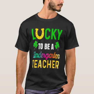 Gelukkig om een kleuterleerkracht te zijn  Heilige T-shirt