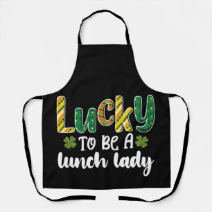 Gelukkig om een lunchdame te zijn School St. Patri Schort